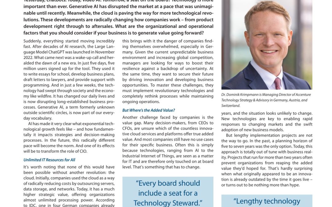 The Technology Revolution: Mastering the Challenges of Radical Change