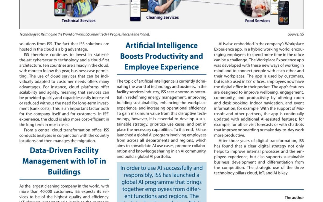 How ISS is Transforming Facility Services with the Cloud, IoT, and AI