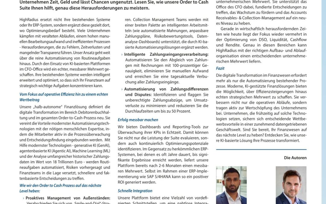 Umsatzverluste vermeiden – Die Zukunft der Debitorenbuchhaltung mit KI