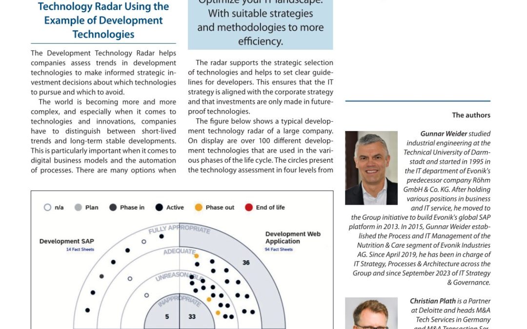 Increased efficiency by simplifying the IT landscape