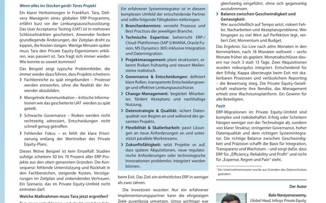 ERP erfolgreich umgesetzt – schnell, wertsteigernd und zuverlässig