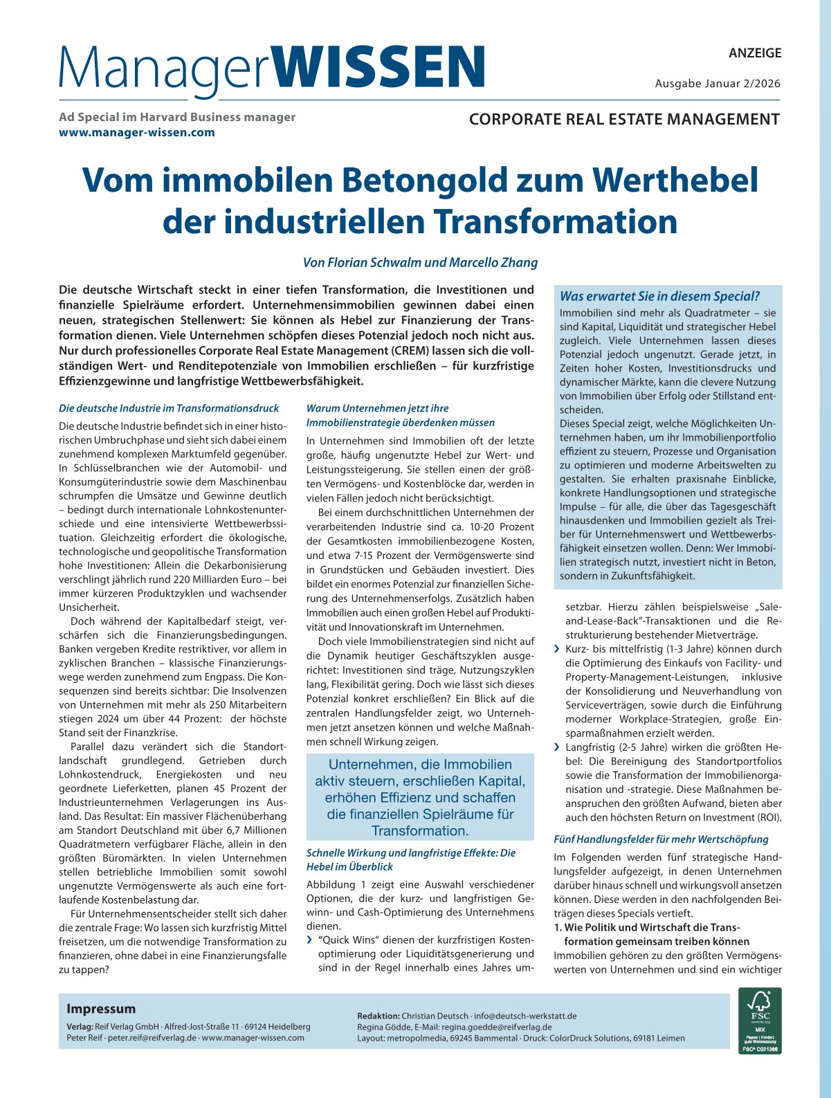 Corporate Real Estate Management